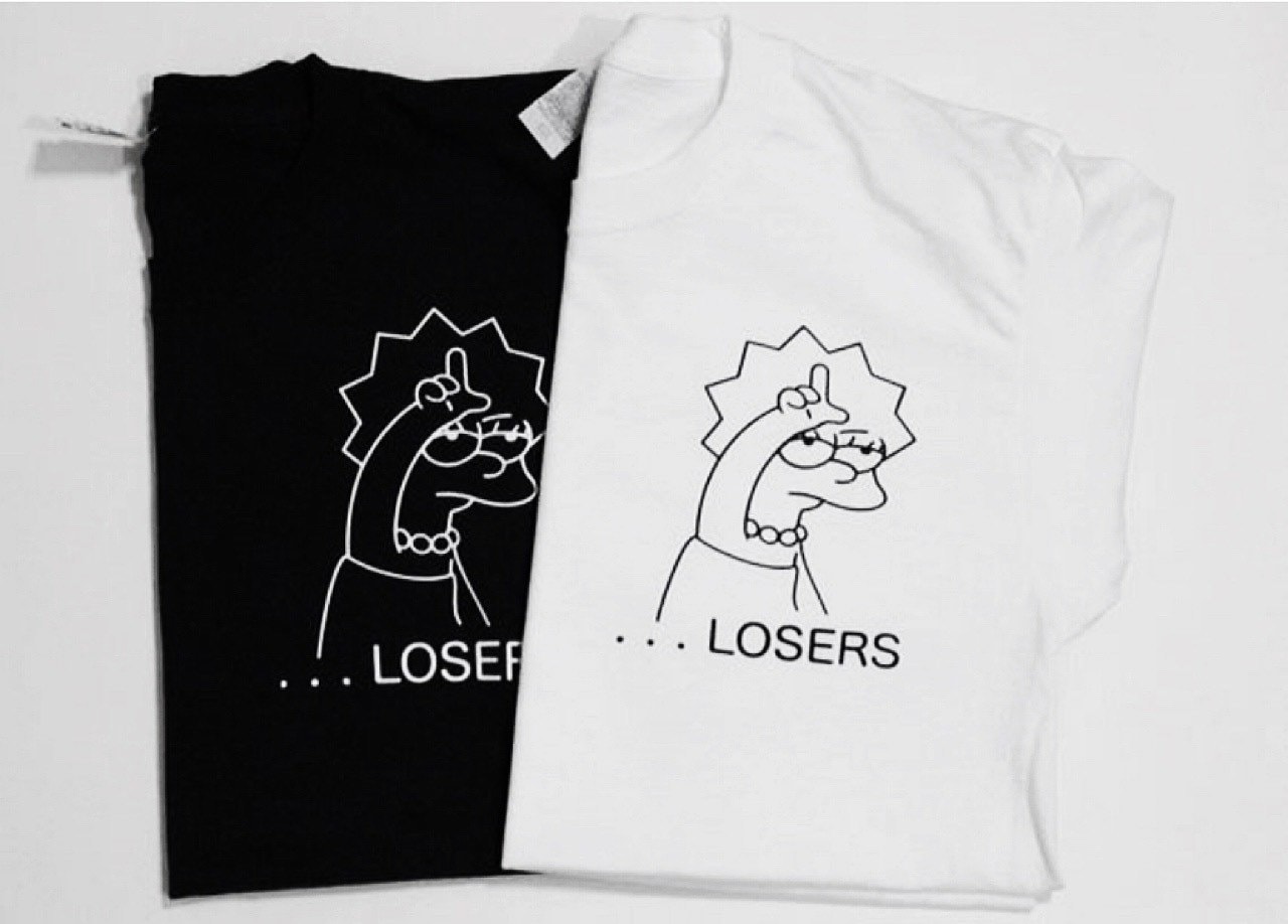 Sult matematiker elefant Lisa Simpson LOSER Quote Printed T-shirt the Simpsons Lisa - Etsy