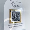 Mini QR Code Display Sign With Stand| Mini Appointment Booking Sign ...