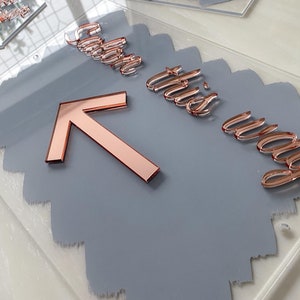 Salon sign, door sign, directional sign, custom acrylic sign image 4
