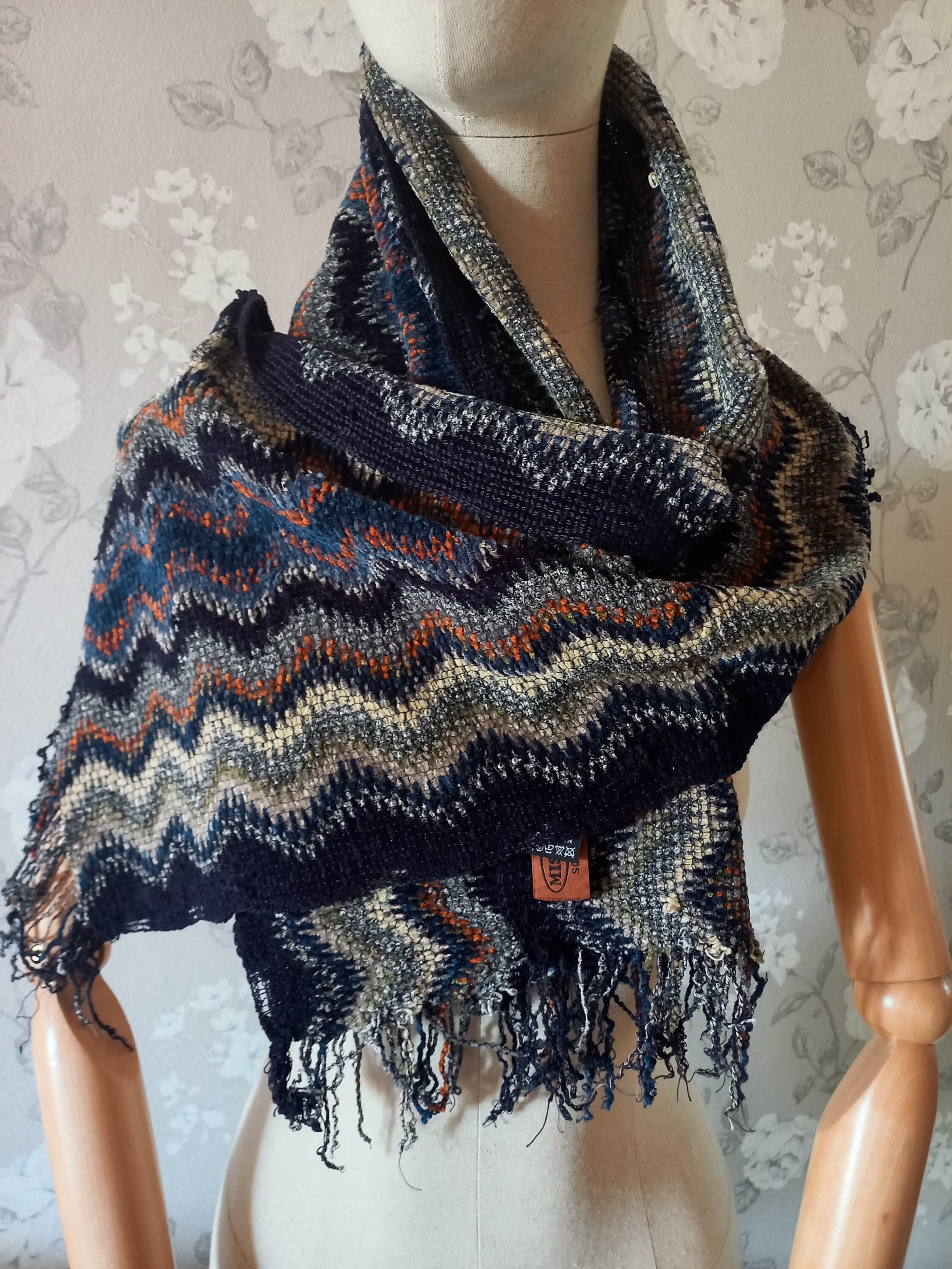 Vintage Missoni Zigzag Scarf