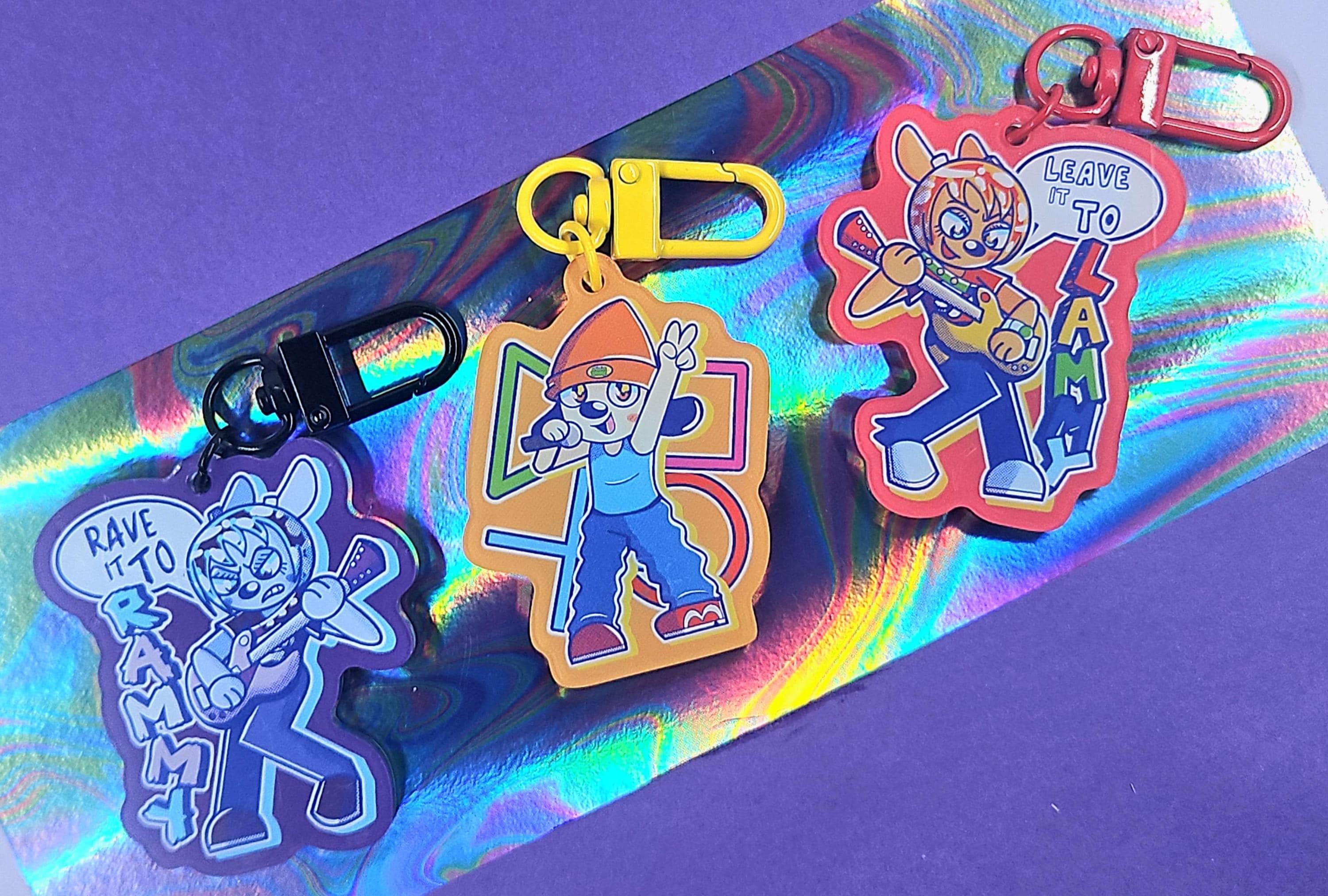 Parappa the rapper keychain - Etsy 日本