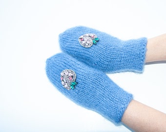 Mohair Mittens