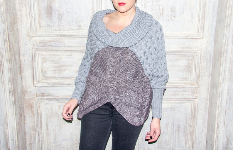 Poncho-Style Sweater