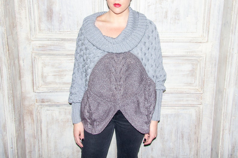 Poncho-Style Sweater