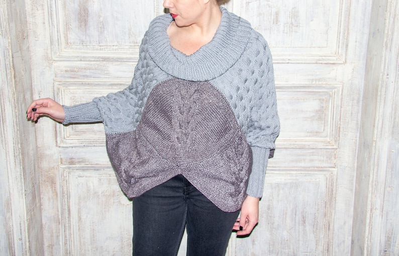 Poncho-Style Sweater