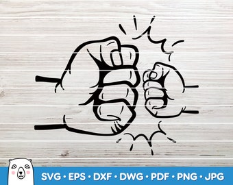 Download Fist Bump Svg Etsy