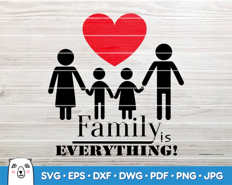 Family is Everything SVG / SVG Cut File / Car Decal SVG / Etsy