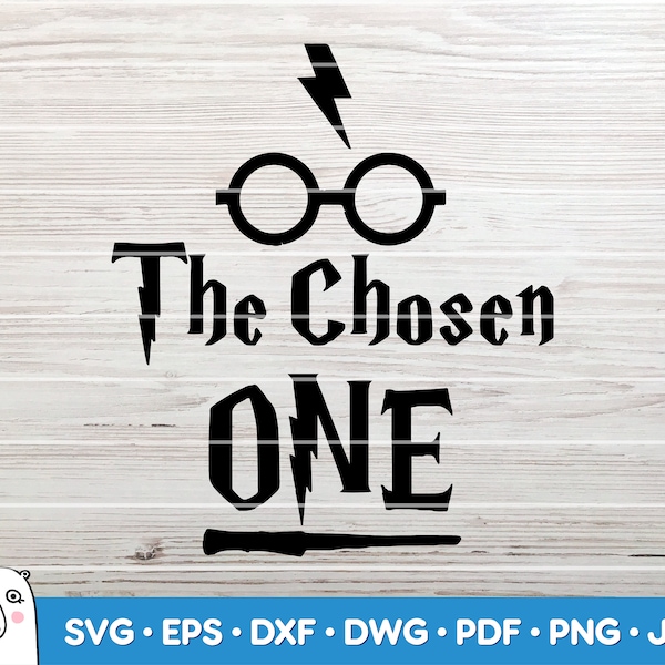 The chosen one / SVG Cut File / Car Decal SVG / Instant Download / Printable vector clip art / Silhouette & Cricut