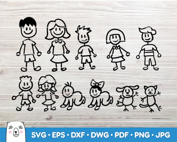 Download Family Set Svg Svg Cut File Car Decal Svg Instant Etsy