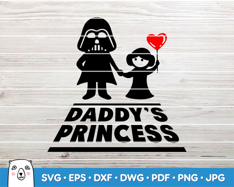 Download Daddy's Princess SVG / SVG Cut File / Car Decal SVG / | Etsy