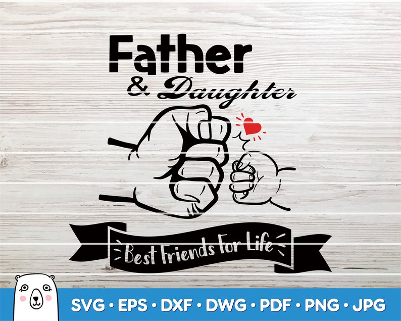 Download Father and Daughter svg / Fist bump / SVG Cut File / Car ...
