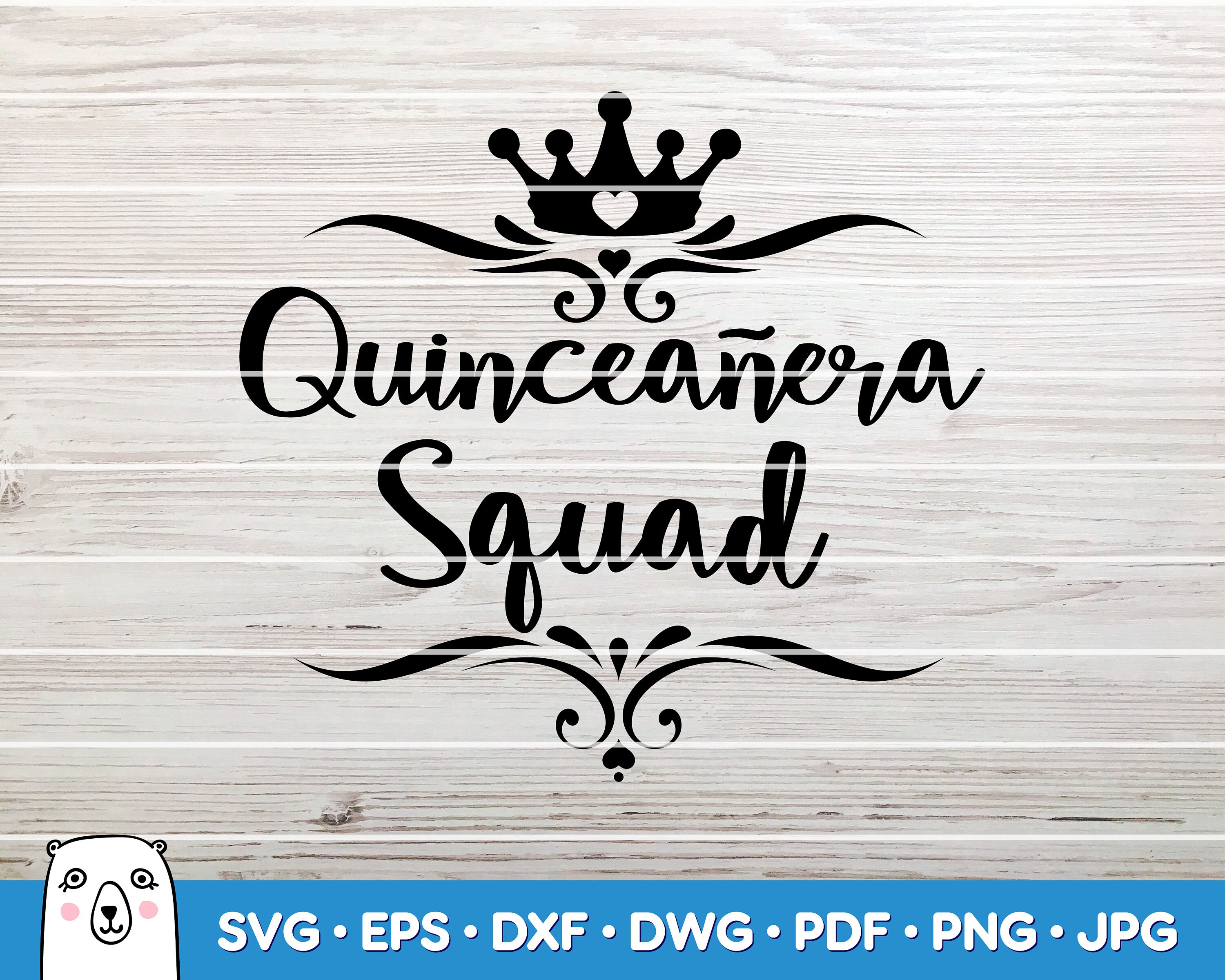 Download Quinceanera Squad SVG / SVG Cut File / Car Decal SVG ...
