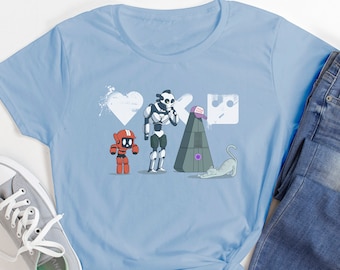 Love Death And Robots - Robot Shirt | Anime Shirt | Nerd Shirt | Movie Shirt | Netflix | Fantasy | Sci fi | Cyborg | Droid | Futuristic