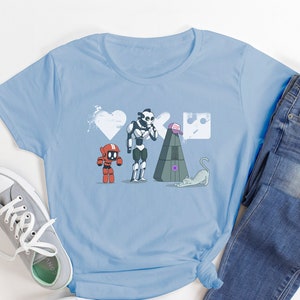 Love Death And Robots - Robot Shirt | Anime Shirt | Nerd Shirt | Movie Shirt | Netflix | Fantasy | Sci fi | Cyborg | Droid | Futuristic