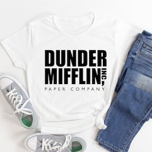 Dunder Mifflin, Dunder Mifflin Paper Company, The Office, Dwight Schrute, Funny Dwight Shirts, Trendy, Unisex Shirts
