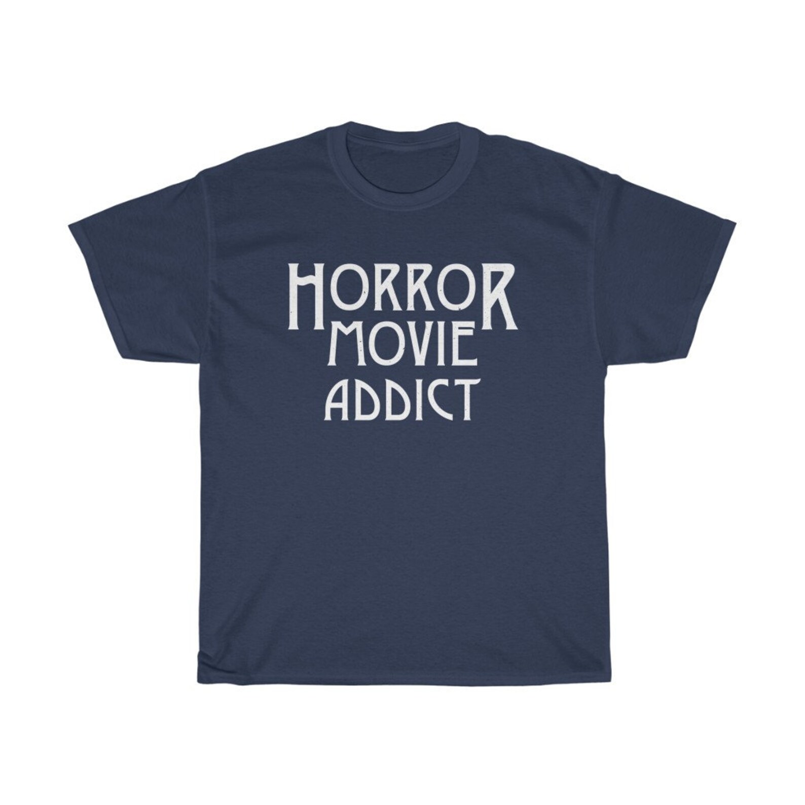 Horror Movie Addict Horror Movie Shirt Halloween Shirt Etsy