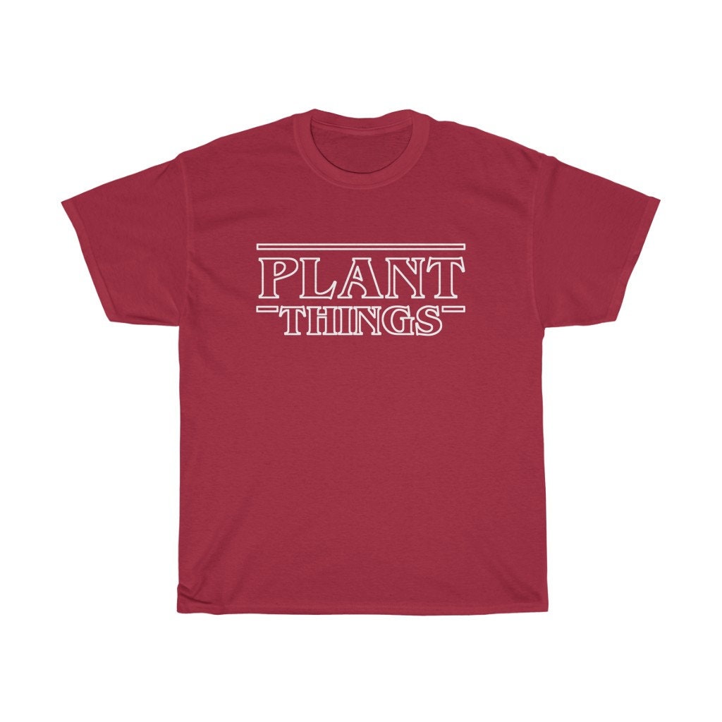PLANT THINGS T-shirt Plants Stranger Things Shirt Water Based - Etsy