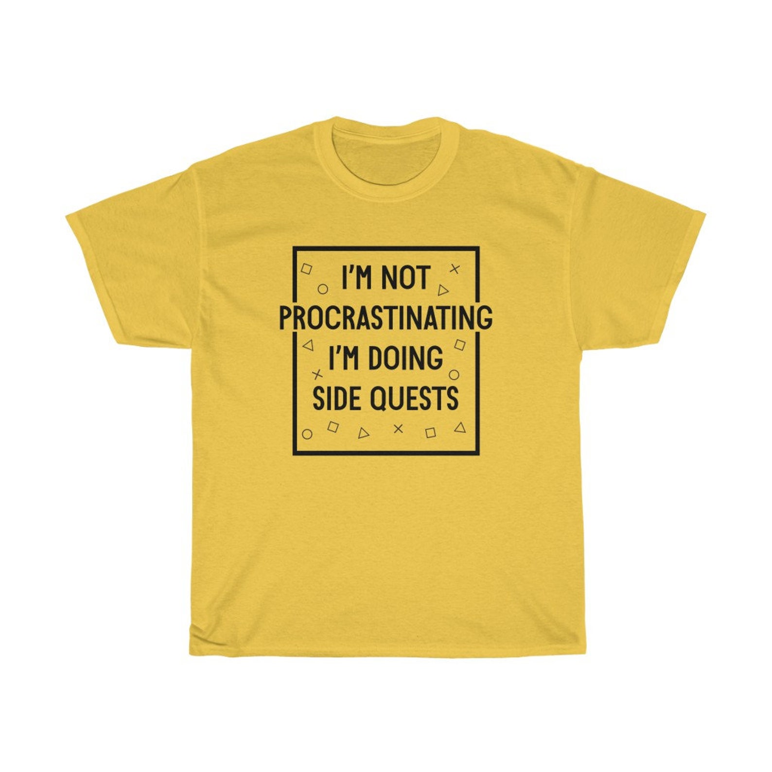 TSOTMO Gamer-Tasche Mit Drache-Motiv – Spruch 'I'm Not Procrastinating I'm Doing Side Quests'