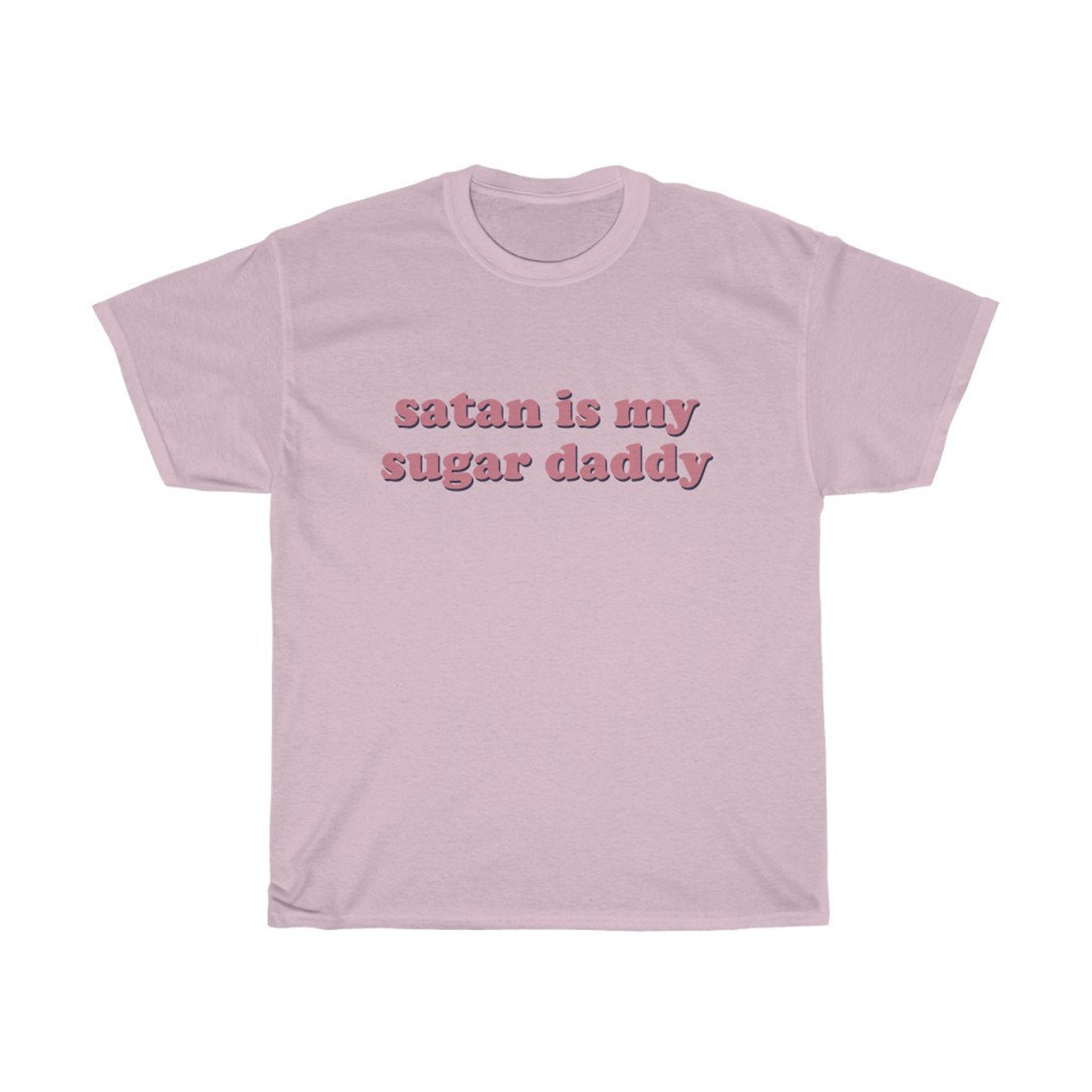 Satan Is My Sugar Daddy Shirt Tumblr Clothing Aesthetic Etsy