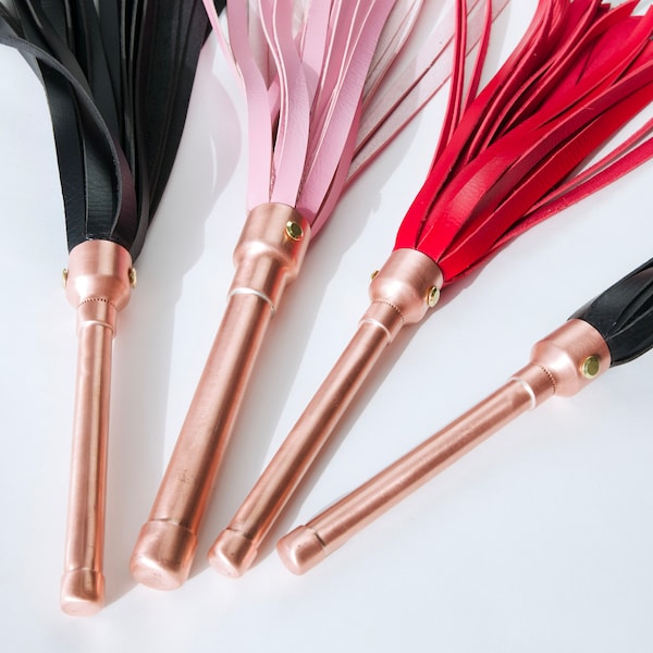 Floggers — Vegan Leather + Copper Pipe