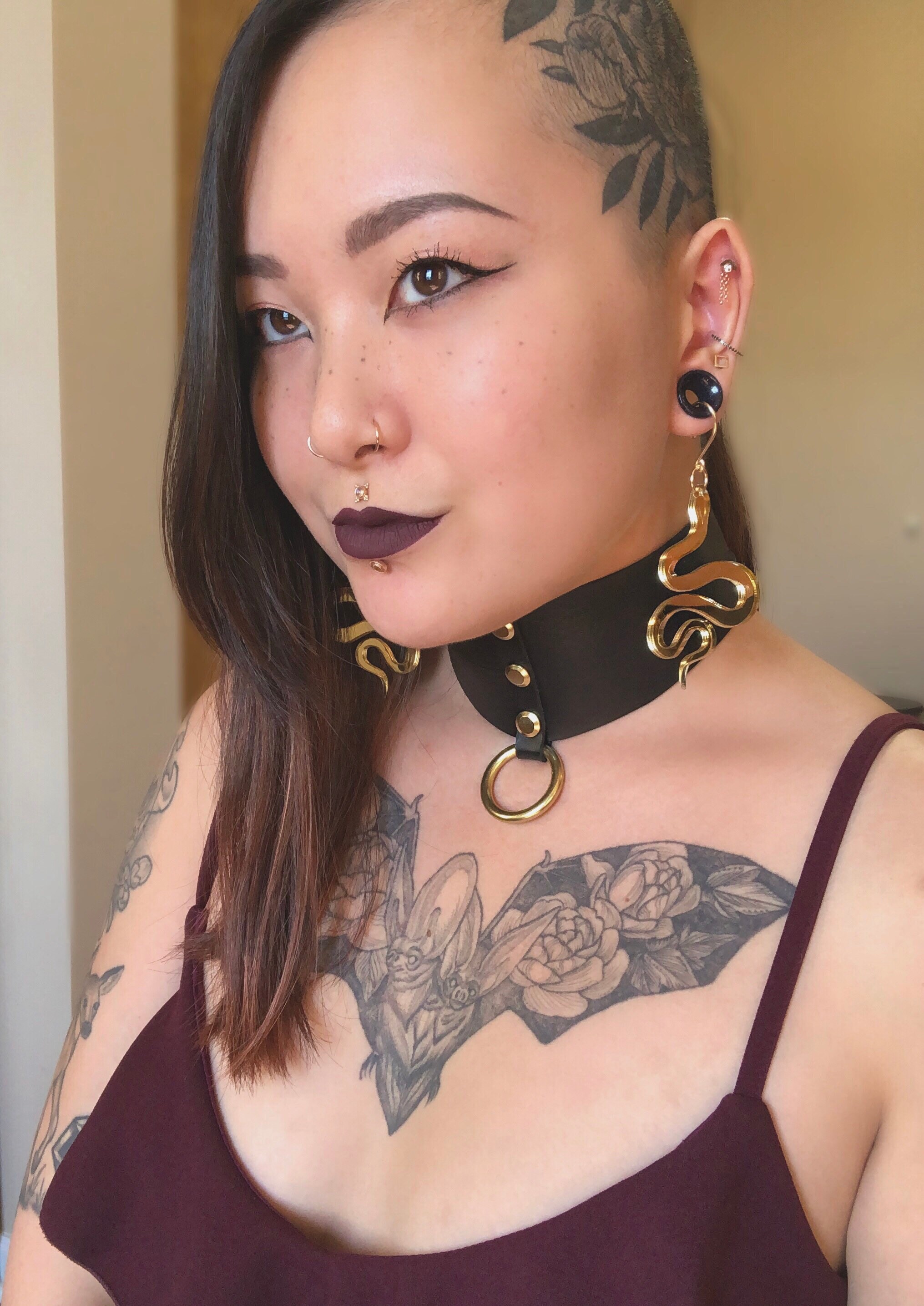 The Persephone Collar -- Vegan Leather