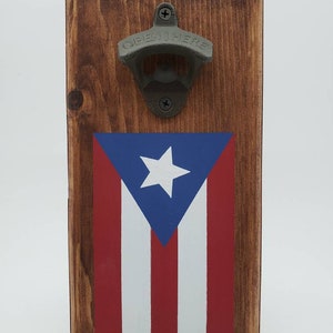 Puerto Rico Flag Beer Opener