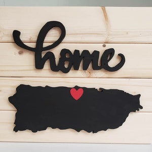 Home Wood Sign