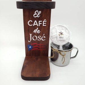 Personalized Artisan Coffee Strainer / Colador de cafe personalizado