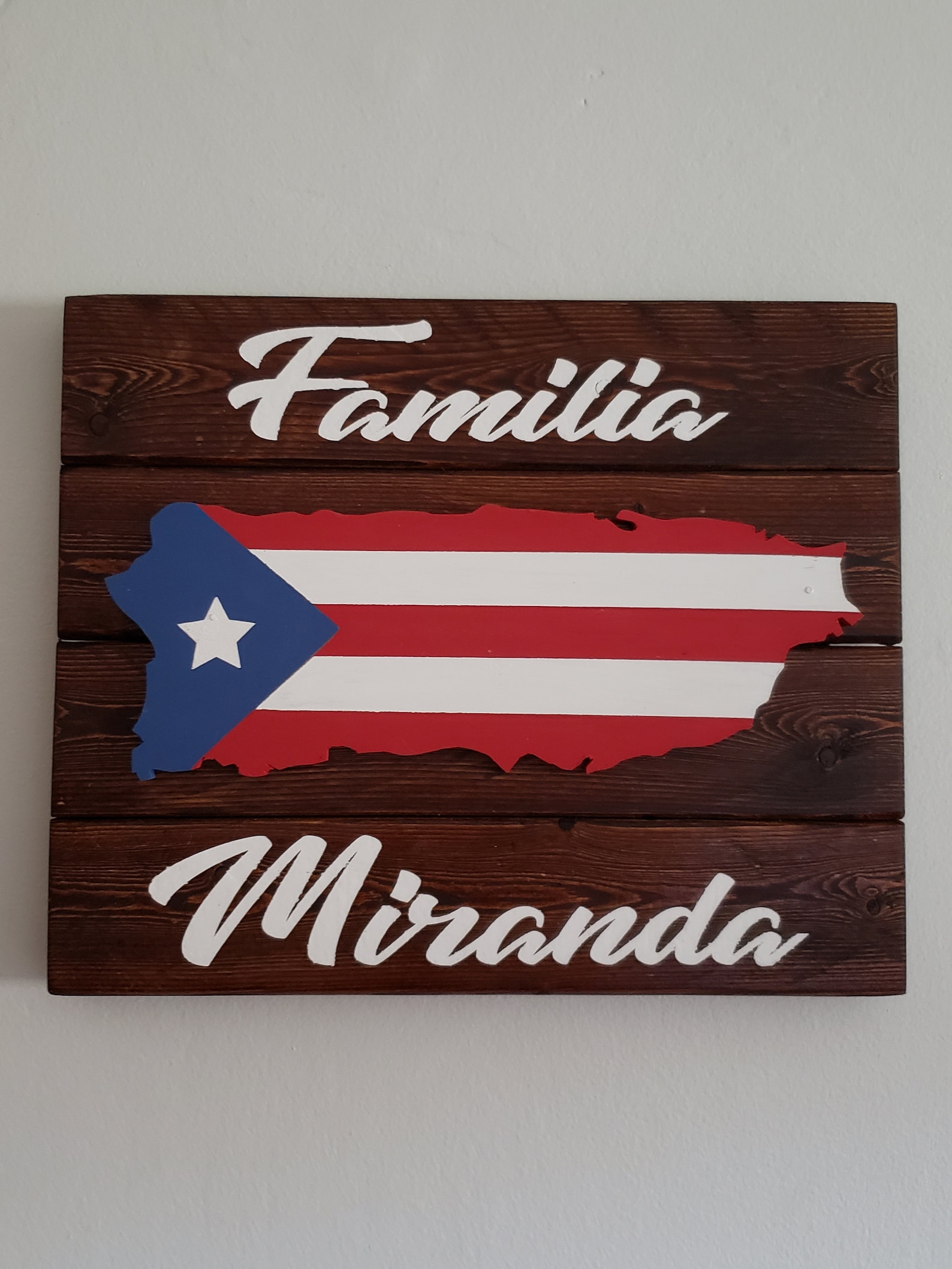 Personalizable Puerto Rico Wood Sign Etsy