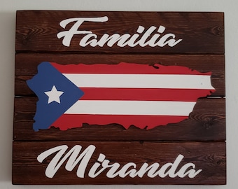 Personalized Family Wood Sign