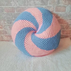 Candy pillow Round Pillow  Childrens room decor Customized