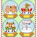 Design Works Crafts Snow Globes Cross Stitch Kit - Set Of 6 Holiday Ornaments With Everything Included