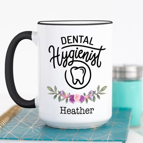 Personalized Dental Hygienist Coffee Mug Future Dental Etsy