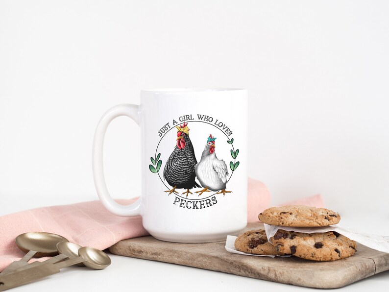 Chicken Coffee Mug Chicken Gift Gift for Chicken Lady Etsy
