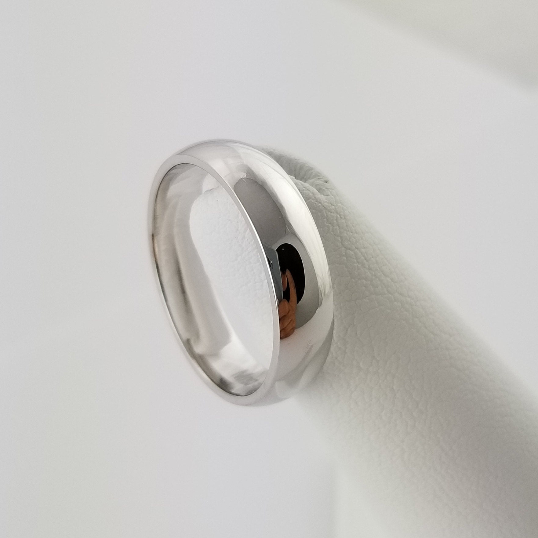 Plain Silver Ring - Etsy