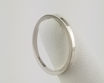 Sterling Silver, 1.5mm stacking. Wedding Band, Promise, Engagement. Thumb Toe Thin Minimalist Ring.Shiny Stacking Plain