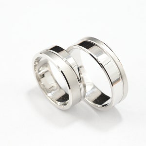Wedding Band 925 Sterling Silver Unisex, His & Hers, Engagement, Promise ring. Thumb, toe. Comfort Fit 6mm Made in the USA. Sizes 5.5-13