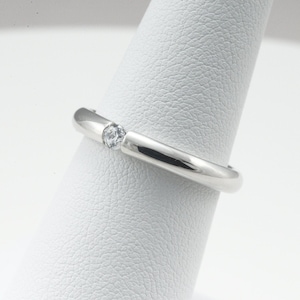 Solitaire Full Round Solid Sterling Silver Ring, 925. Wedding band, promise, engagement ring. Thumb, Index. 3 mm thickness and width.