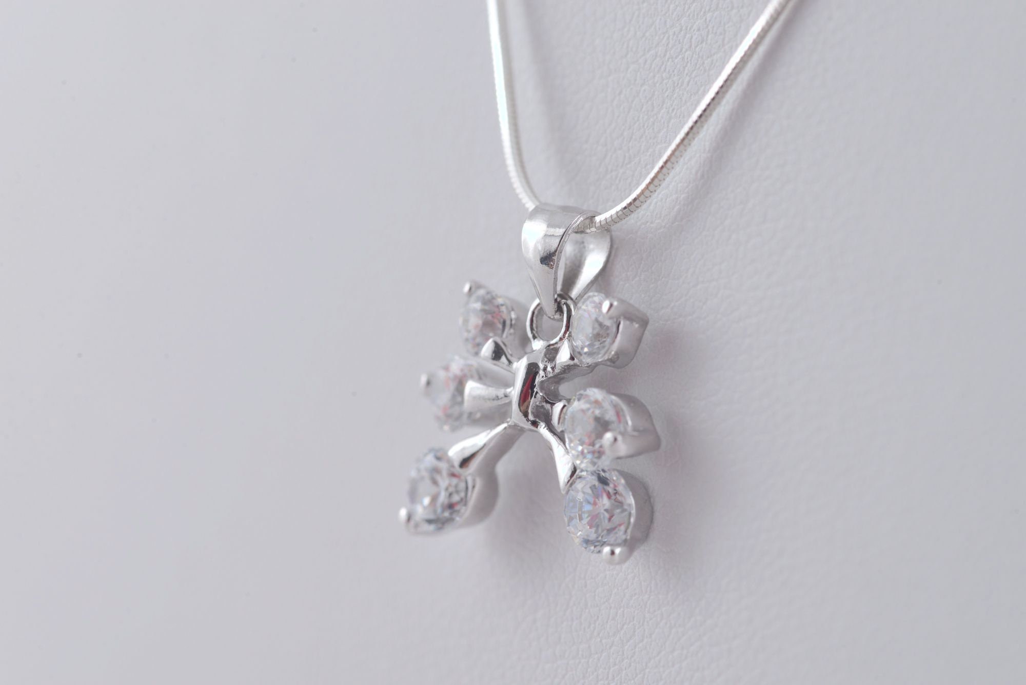 Collana Donna Con Ciondolo Farfalla Infinito | Argento Sterling 925, Zirconi, Ipoallergenica | Regalo Per Fidanzata Mamma - 2