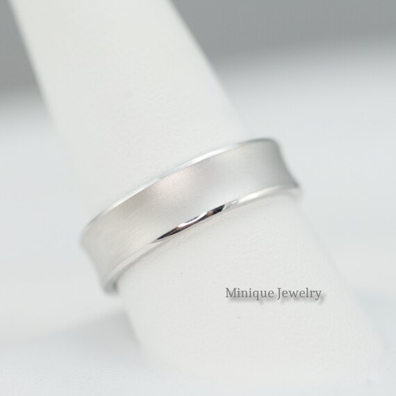 Sterling silver wedding bands deals