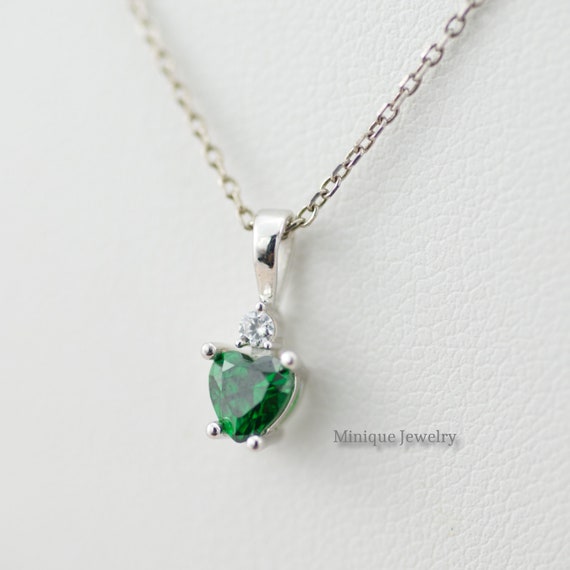 Emerald Heart Necklace