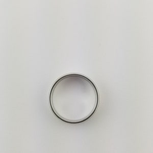 Alianza de boda de plata de ley para mujer hombre clásico de 5 mm con cúpula de ajuste cómodo regalo para él anillo de promesa para él alianza de boda minimalista EE.UU. imagen 6