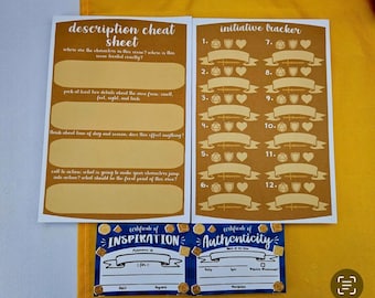Dungeons and Dragons Sticky Notepads
