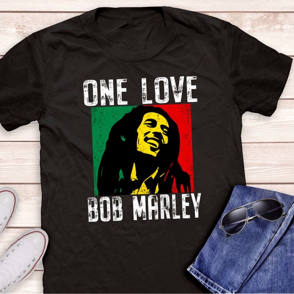 Bob Marley one love 2 T-Shirt, Bob Marley Shirts, Bob Marley One Love Shirts, One Love Film Shirts, Musik Shirt, Reggae Shirt, Jamaika Musik