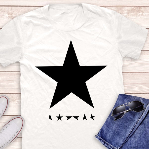 David Bowie Blackstar T-shirt, David Bowie Shirts, Bowie Rock T-shirts, Rock Musik T-shirts, Musik Shirt, Punk Rock Shirt, Rock n Roll Shirt