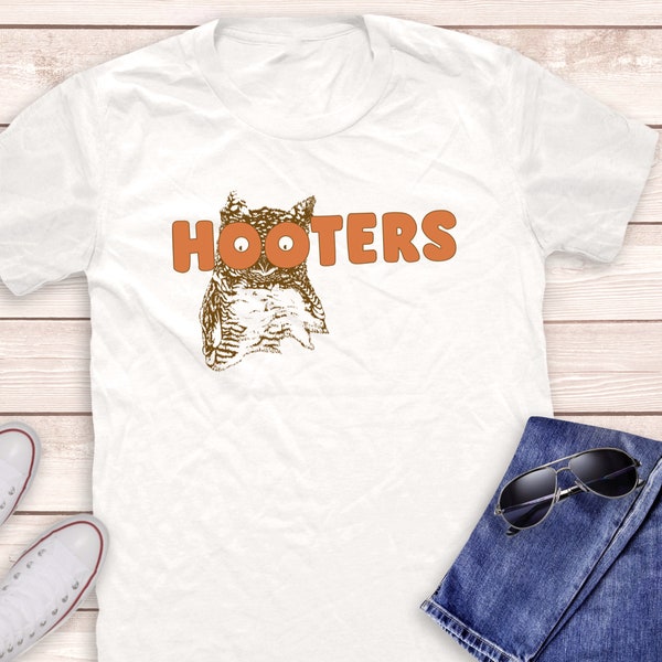 Hooters Owl T-shirt, Hooters Shirts, Teacher Shirt, Gift for Hooters Girl Shirts, Gift for Her, Gift for Him, Hooters Owl Print