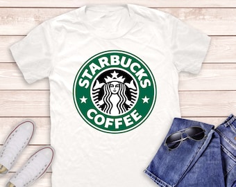 Starbucks T-shirt, Starbucks Shirts, Starbucks Coffee Shirts, Starbucks Cup Shirt, Gift for Her, Gift for Him, Starbucks lover Gift