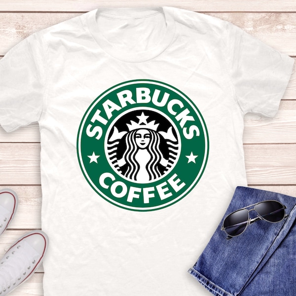 T-shirt Starbucks, chemises Starbucks, chemises à café Starbucks, chemise Starbucks Cup, cadeau pour elle, cadeau pour lui, cadeau pour les amoureux de Starbucks