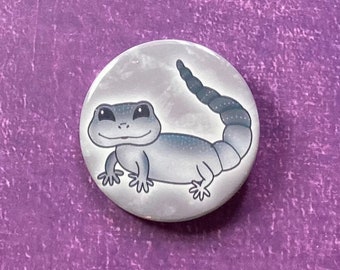 Reptiles & Amphibians Pin Button Badges - cute - handmade - digital art - illustrated - accessory - collectable - animals - wildlife