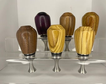 Wooden Bottle Stopper - Fancy Top